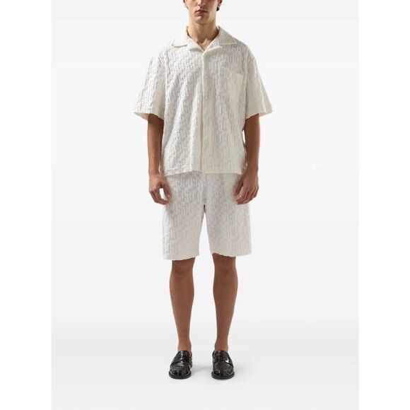 Gcds Men Monogrammed Shorts